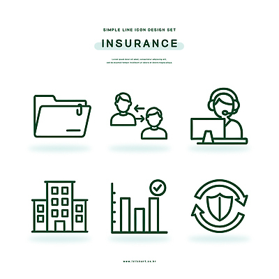 아이콘 디자인 그래프 안전 건물 자료 보호 상담원 위험 고객 라인아이콘 서비스 상담 보험 체크리스트 등록 2D아이콘 AI파일 건축물 컨셉 사무원 파일형식 벡터