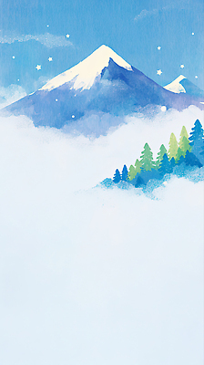JPG 나무 설경 겨울 일러스트 자연 하늘 산 풍경 파란색 평화 일출 고요 흰색 숲 깊이 국내일러스트 AI일러스트 AI콘텐츠 식물 계절 컬러 컨셉 노을 생태계 파일형식