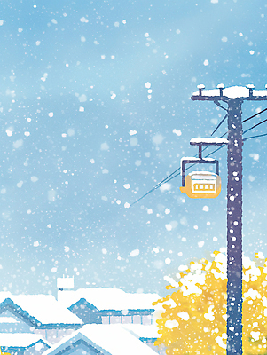 JPG 나무 감정 겨울 일러스트 자연 하늘 스키 산 풍경 노란색 기둥 눈송이 곤돌라 목탁 뷰티풀 풍경화 국내일러스트 AI일러스트 AI콘텐츠 식물 계절 건축 컬러 겨울스포츠 눈_날씨 불교용품 그림 생태계 파일형식