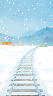 JPG 여행 겨울 일러스트 자연 하늘 동화 바람 산 주택 풍경 평화 얼음 기차 추위 눈송이 조용 기온 선로 국내일러스트 AI일러스트 AI콘텐츠 자연요소 계절 육상교통 컨셉 날씨 대중교통 눈_날씨 건물 생태계 파일형식