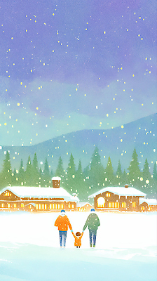 JPG 행복 어린이 여행 겨울 일러스트 가족 자연 조명 산 따뜻함 풍경 평화 손잡기 소리 시간 추억 저녁 산장 눈보라 국내일러스트 계절 감정 컨셉 관계 모션 눈_날씨 사람 야간 생태계 파일형식