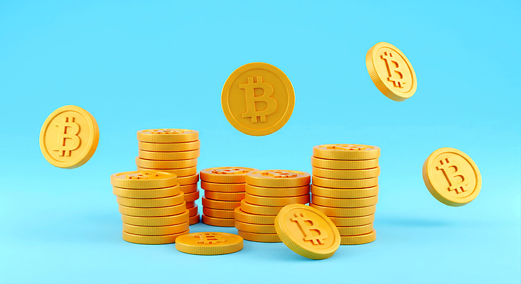 JPG 편집이미지 돈 기술 금융 경제 쌓기 디지털 동전 거래 금색 투자 온라인 가상화폐 블록체인 편집3D 스테이블코인 컬러 비즈니스 모션 3D 재산 파일형식 4차산업