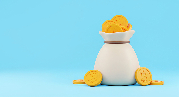 JPG 편집이미지 상징 백그라운드 돈 그래픽 금융 경제 디지털 동전 부 재산 저장 투자 자루 가상화폐 블록체인 편집3D 비즈니스 3D 파일형식 4차산업