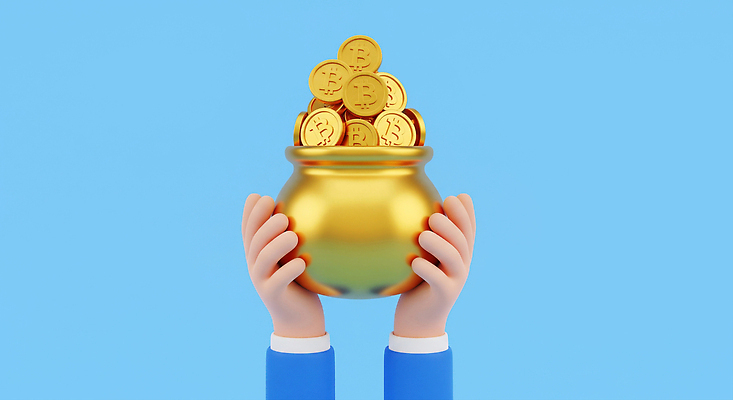 JPG 편집이미지 손 행복 백그라운드 성공 파란색 디지털 동전 저축 금색 항아리 부 재산 투자 재정 가상화폐 블록체인 소유 편집3D 감정 컬러 컨셉 돈 비즈니스 신체부위 금융 3D 도자기 파일형식 4차산업