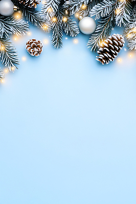 JPG 편집이미지 크리스마스 겨울 탁자 조명 장식 파란색 빛 축제 장식볼 소나무 분위기 솔방울 이미지편집 나무 계절 기념일 컬러 가구 컨셉 파일형식