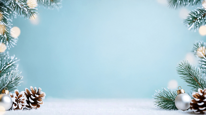 JPG 편집이미지 백그라운드 크리스마스 겨울 자연 따뜻함 풍경 장식 파란색 나뭇가지 눈송이 휴일 편안함 솔방울 테마 이미지편집 나무 계절 기념일 컬러 눈_날씨 감각 생태계 파일형식