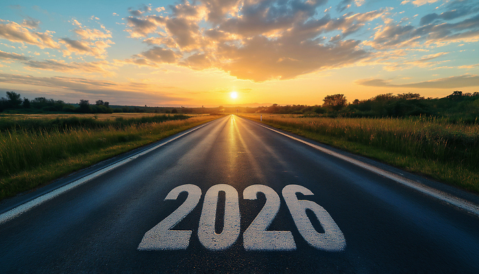 JPG 편집이미지 공원 도로 자연 하늘 새해 풍경 초원 숫자 평화 일출 시작 2026년 편집실사 문자 공공시설 길 컨셉 교통시설 노을 연도 CG 생태계 파일형식