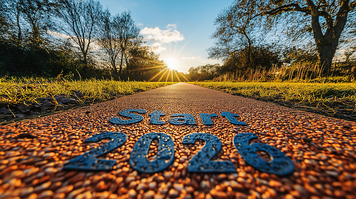 JPG 편집이미지 길 자연 조명 새해 풍경 초원 야외 햇빛 걷기 일출 목표 시작 트랙 2026년 편집실사 컨셉 모션 태양 노을 연도 CG 생태계 파일형식
