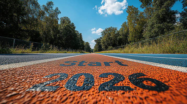 JPG 나무 편집이미지 스포츠 새해 경기 잔디 달리기 운동 운동장 꿈 육상스포츠 시작 트랙 마라톤 2026년 편집실사 식물 스포츠시설 모션 건강 공간 연도 CG 파일형식