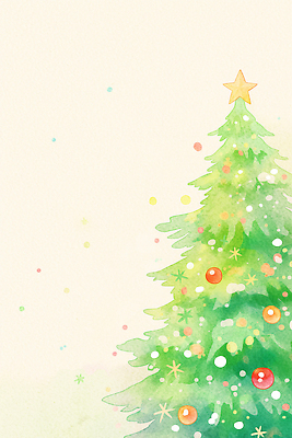 JPG 나무 별 컬러 크리스마스 겨울 일러스트 가족 조명 새해 사랑 장식 초록색 크리스마스트리 파티 축제 기쁨 모임 축하 분위기 소원 국내일러스트 자연요소 식물 계절 기념일 감정 컨셉 관계 이벤트 파일형식