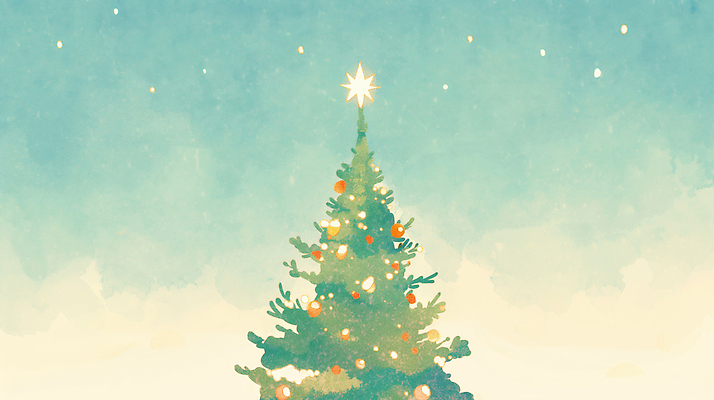 JPG 나무 별 컬러 크리스마스 겨울 일러스트 가족 자연 하늘 장식 친구 빛 반짝임 크리스마스트리 축제 기쁨 축하 분위기 뷰티풀 국내일러스트 자연요소 식물 계절 기념일 감정 컨셉 관계 모션 생태계 파일형식