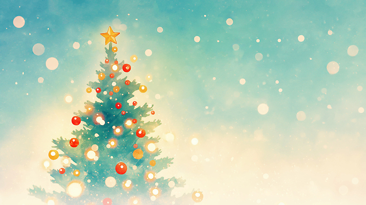 JPG 나무 별 컬러 크리스마스장식 크리스마스 겨울 일러스트 장식 초록색 반짝임 크리스마스트리 축제 분위기 스노우 겨울풍경 국내일러스트 자연요소 식물 계절 기념일 컨셉 모션 풍경 파일형식