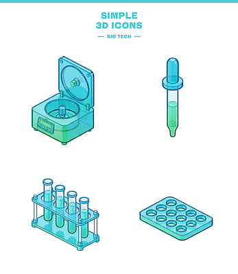 PSD 아이콘 실험 3D아이콘 장비 실험실 시험관 생물학 생명과학 플레이트 피펫 교육 과학 실험기구 스키용품 파일형식