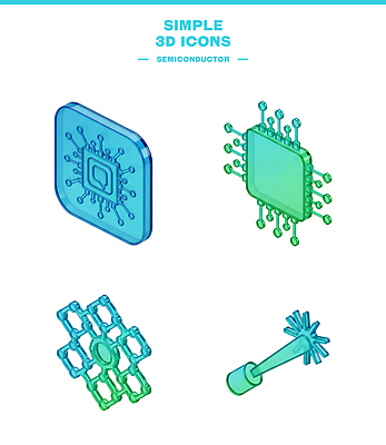 PSD 아이콘 디자인 컬러 기술 그래픽 컴퓨터 3D아이콘 장비 구출 회로판 반도체 전자 혁명 컨셉 전자제품 도움 파일형식