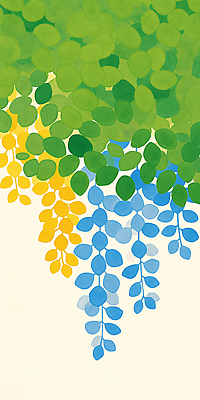 JPG 식물 디자인 예술 컬러 잎 일러스트 자연 수채화 풍경 여름 파란색 노란색 봄 연못 편안함 그림 뷰티풀 생동감 국내일러스트 AI일러스트 AI콘텐츠 계절 감각 생태계 파일형식