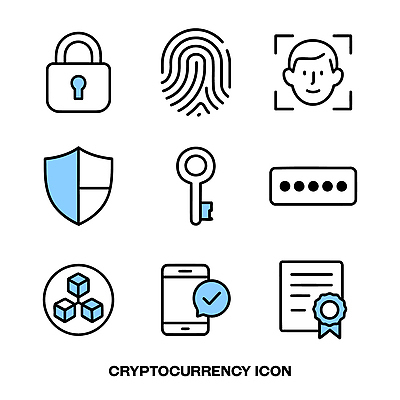 아이콘 열쇠 자물쇠 안전 디지털 거래 암호 문서 보안 방패 인증 지문 얼굴인식 블록체인 2D아이콘 스테이블코인 AI파일 컨셉 금융 생체인식기술 파일형식 벡터 4차산업 가상화폐