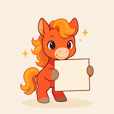 동물 캐릭터 행복 종이 어린이 컬러 포즈 일러스트 상상 표정 귀여움 마을 꿈 말_게임 그림 갈기 긍정적 창의력 2026년 일러캐릭터 병오년 붉은말 붉은말캐릭터 AI파일 감정 컨셉 사람 말_동물 연도 말캐릭터 파일형식 벡터