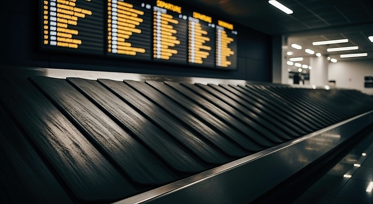 JPG 편집이미지 여행 조명 어둠 정보 대기 공항 도착 출발 시설 승객 수하물 수화물 체크인 컨베어밸트 편집실사 컨셉 교통시설 기계 CG 파일형식