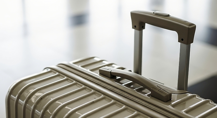 JPG 편집이미지 여행 이동 비행기 밝음 손잡이 여행객 캐리어 짐 공항 출장 준비 수화물 편집실사 컨셉 비즈니스 항공교통 교통시설 대중교통 사람 여행가방 CG 파일형식