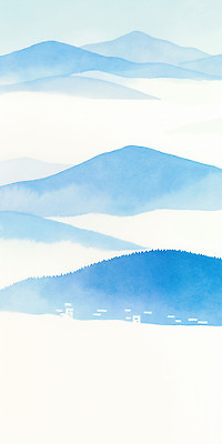 JPG 감정 예술 일러스트 자연 하늘 아침 수채화 산 거리 미술 풍경 파란색 평화 소리 고요 대기 숲 흐림 국내일러스트 주간 컬러 컨셉 날씨 문화예술 생태계 파일형식