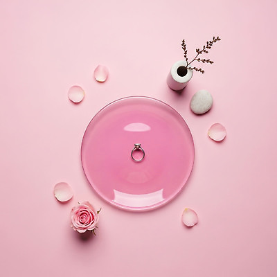 JPG 편집이미지 패션 꽃잎 분홍색 백그라운드 이벤트 장식 장미 꽃병 촬영 투명 오브젝트 뷰티풀 편집실사 꽃 컬러 CG 파일형식