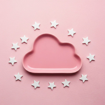 JPG 편집이미지 접시 디자인 별 예술 분홍색 백그라운드 장식 촬영 오브젝트 창의성 스타일 베이비샤워 아기자기 편집실사 자연요소 식기 컬러 컨셉 이벤트 CG 파일형식