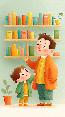 JPG 교육 행복 아들 어린이 컬러 일러스트 가족 놀이 책장 주택 실내 사랑 책 독서 아빠 선택 도서관 서재 소통 순간 국내일러스트 감정 가구 컨셉 관계 사람 내부 건물 파일형식