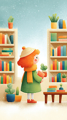 JPG 식물 겨울 일러스트 자연 책장 실내 선물 책 초록색 독서 귀여움 오브젝트 서점 색감 국내일러스트 계절 컬러 가구 컨셉 내부 상점 생태계 파일형식