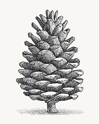 JPG 나무 식물 디자인 패턴 일러스트 자연 생물 흑백 세부 그래픽 환경 소나무 숲 그림 조경 솔방울 드로잉 수목 국내일러스트 무늬 촬영기법 필리핀 미술 생태계 파일형식