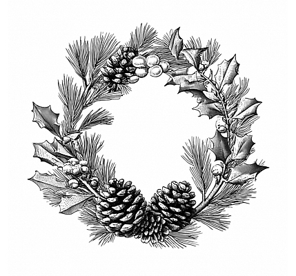 JPG 식물 디자인 크리스마스장식 크리스마스 겨울 일러스트 자연 생명 결혼식 흑백 장식 축제 화환 소나무 솔방울 드로잉 겨우살이 뷰티풀 한정판매 국내일러스트 나무 계절 기념일 꽃 결혼 촬영기법 미술 판매 생태계 파일형식