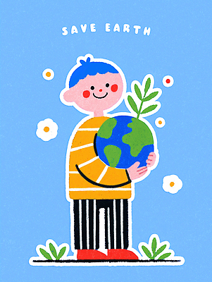 PSD 식물 교육 꽃 행복 지구 어린이 일러스트 자연 날씨 소년 파란색 노란색 지구본 환경 줄무늬 의식 그림 국내일러스트 남자 감정 컬러 무늬 사람 생태계 파일형식