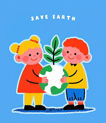 PSD 식물 교육 행복 지구 어린이 예술 일러스트 모션 자연 사랑 친구 환경 도움 보호 즐거움 그림 초상화 창의성 국내일러스트 감정 컨셉 관계 사람 생태계 파일형식