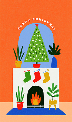 PSD 식물 컬러 크리스마스 겨울 거실 일러스트 가족 양말 크리스마스카드 따뜻함 선물 장식 친구 크리스마스트리 주황색 축하 분위기 편안함 벽난로 손님맞이 국내일러스트 계절 기념일 컨셉 관계 카드_감사 감각 파일형식