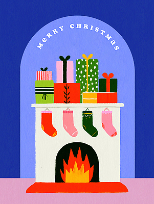 PSD 행복 크리스마스 겨울 일러스트 가족 양말 주택 따뜻함 선물 사랑 장식 친구 축제 기쁨 축하 편안함 즐거움 벽난로 파란배경 수요일 국내일러스트 계절 기념일 감정 백그라운드 컨셉 관계 건물 파란색 감각 요일 파일형식