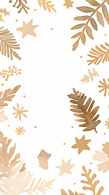 JPG 식물 문양 디자인 별 예술 백그라운드 잎 크리스마스 패턴 일러스트 자연 수채화 그래픽 장식 공백 금색 조화 뷰티풀 생동감 국내일러스트 자연요소 기념일 컬러 무늬 생태계 파일형식