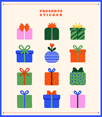 PSD 디자인 기념일 리본 컬러 백그라운드 스티커 크리스마스 패턴 일러스트 선물포장 선물 장식 상자 귀여움 축하 생일 즐거움 그림 꾸미기 색채 창의성 국내일러스트 감정 컨셉 무늬 포장 이벤트 파일형식