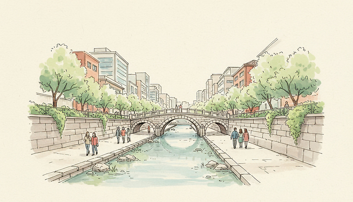 JPG 공원 여유 예술 여행 일러스트 자연 휴식 거리 풍경 여러명 건물 여름 강 산책 산책로 도시 주말 돌다리 국내일러스트 건축물 계절 공공시설 감정 길 다수 컨셉 사람 다리_건축물 생태계 파일형식