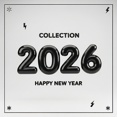 JPG 편집이미지 디자인 기념일 새해 이벤트 장식 숫자 검은색 축하 화려 즐거움 생동감 2026년 편집3D 문자 감정 컬러 컨셉 3D 연도 파일형식