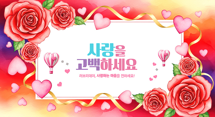 JPG 디자인 커플 기념일 프로포즈 일러스트 발렌타인데이 선물 사랑 이벤트 장미 로맨틱 하트 축하 메시지 분위기 심플 색감 국내일러스트 모양 꽃 감정 컨셉 관계 데이이벤트 파일형식