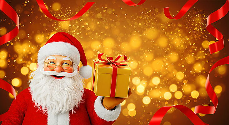 JPG 편집이미지 행복 리본 크리스마스 겨울 가족 선물 사랑 장식 친구 산타클로스 축제 기쁨 연말 이미지편집 AI컴퓨터그래픽 AI콘텐츠 계절 기념일 감정 관계 파일형식