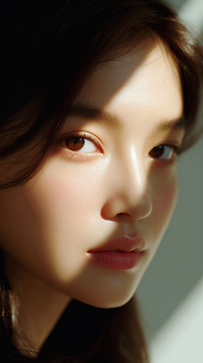 JPG 편집이미지 여자 감정 표정 빛 햇빛 머리카락 촉촉함 우아함 피부 뷰티풀 편집실사 컨셉 사람 신체부위 태양 머리 젖음 CG 파일형식