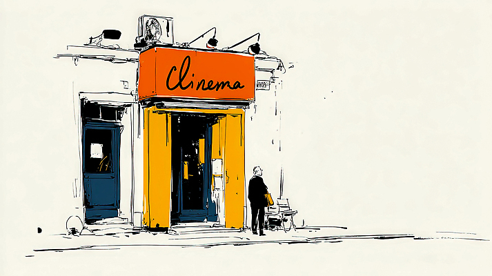 JPG 디자인 외관 문화 예술 컬러 일러스트 휴식 출입구 거리 사람 여러명 건물 대기 도시 시간 기다림 영화관 영화 즐거움 방문 기획사 국내일러스트 건축물 감정 다수 컨셉 회사 모션 문화예술 극장 파일형식