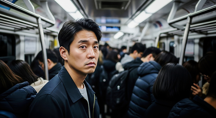 JPG 편집이미지 남자 이동 대중교통 서울 여러명 일상 관찰 도시 분위기 전철 혼잡 저녁 출근 승객 전철역 강남 편집실사 육상교통 교통수단 다수 컨셉 모션 한국 사람 라이프 역 야간 CG 출퇴근 파일형식