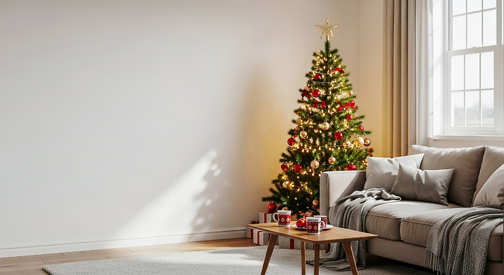 JPG 편집이미지 크리스마스 거실 가족 탁자 조명 따뜻함 장식 인테리어 소파 크리스마스트리 분위기 편안함 뷰티풀 연말 편집실사 디자인 기념일 가구 컨셉 의자 관계 감각 CG 파일형식