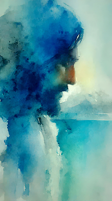 JPG 모양 감정 기독교 예술 컬러 백그라운드 일러스트 자연 수채화 사람 옆모습 파란색 천주교 표현 예수 분위기 그림 번짐 부드러움 흐림 창의력 경관 국내일러스트 종교 뷰포인트 컨셉 날씨 풍경 신_종교 감각 생태계 파일형식 효과