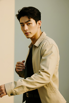 JPG 편집이미지 패션 남자 포즈 백그라운드 사람 카메라 촬영 재킷 분위기 부드러움 스타일 편집실사 컨셉 전자제품 외투 감각 CG 파일형식