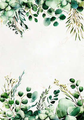 JPG 식물 디자인 감정 화초 백그라운드 잎 일러스트 자연 수채화 그래픽 장식 초록색 공간 배열 질감 조화 뷰티풀 차분 국내일러스트 컬러 컨셉 생태계 파일형식