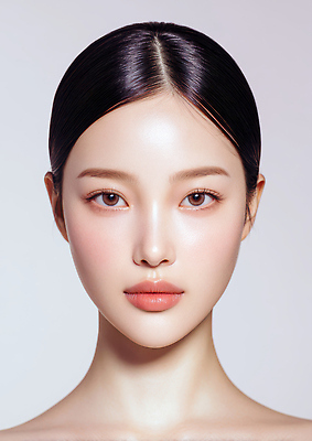 JPG 편집이미지 헤어스타일 여자 포즈 조명 표정 미소 앞모습 화장 뷰티 카메라 사진촬영 고요 피부 뷰티풀 의료성형뷰티 편집실사 AI인물포토 AI콘텐츠 뷰포인트 사람 신체부위 전자제품 촬영 CG 파일형식 AI포토