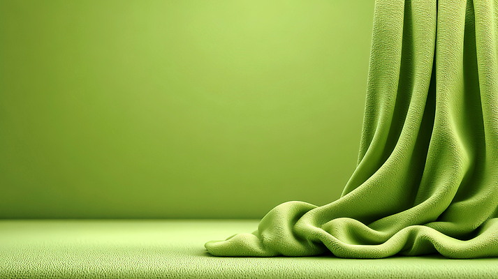 JPG 편집이미지 디자인 예술 컬러 백그라운드 거실 바닥 장식 초록색 편안함 질감 부드러움 패브릭 포디움 이미지편집 AI컴퓨터그래픽 AI콘텐츠 무대 직물 감각 파일형식