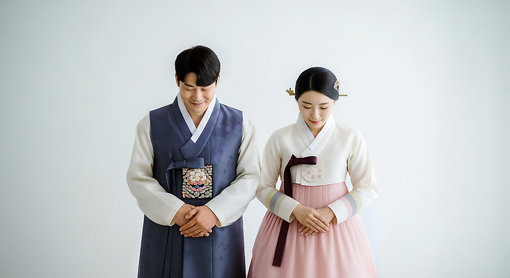 JPG 편집이미지 전통 옷 문화 한국 예절 전통의상 한복 조용 뷰티풀 세리머니 존경 편집실사 한국전통 아시아 CG 파일형식